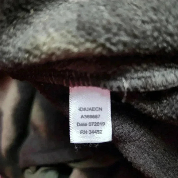 Cuddl Duds Fleecewear Bonded Sherpa Button Front Jacket Olive Camo Womens Small - Picture 6 of 7